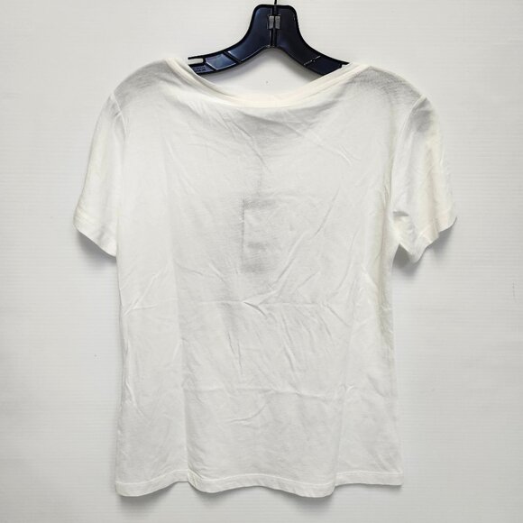 Monari Women's White " Your Soul Shine" Graphic Tee Size 4 - Picture 4 of 8